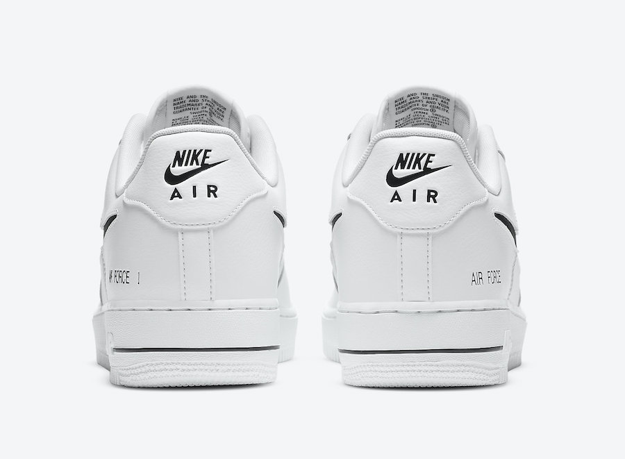 Nike Air Force 1 White Cut-Out Swoosh CZ7377-100 Release Date