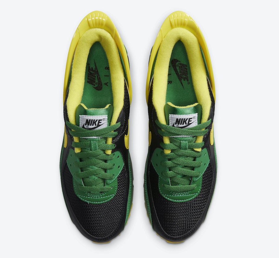 Nike Air Max 90 FlyEase Surfaces in Oregon Ducks Colors | Sneakers Cartel