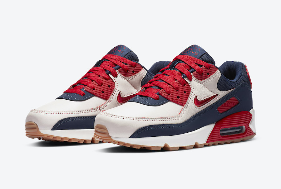 nike air max 90 red white and blue buy 