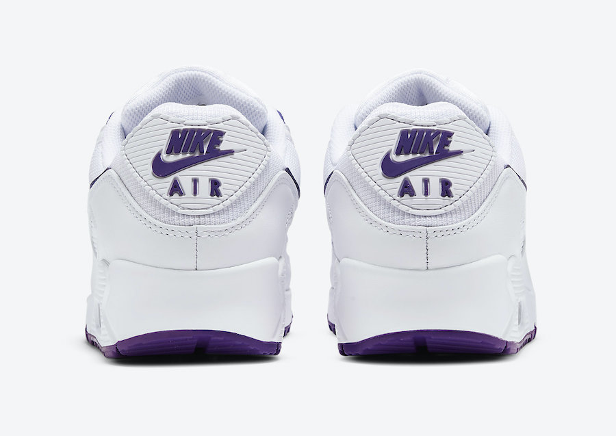 Nike Air Max 90 White Court Purple CT1028-100 Release Date