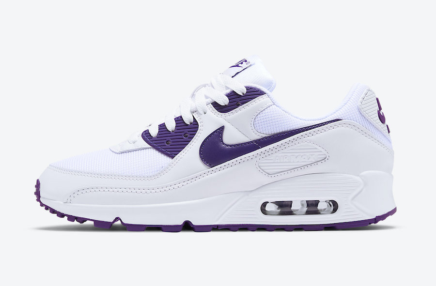 Nike Air Max 90 White Court Purple CT1028-100 Release Date - SBD