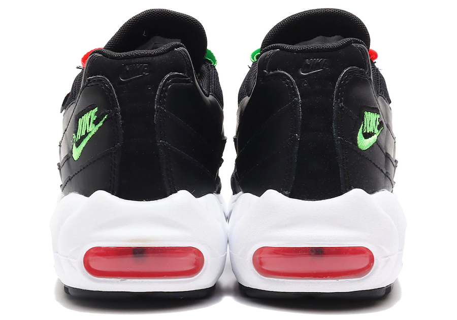 Nike Air Max 95 Worldwide Black Green Crimson CV9030-001 Release Date