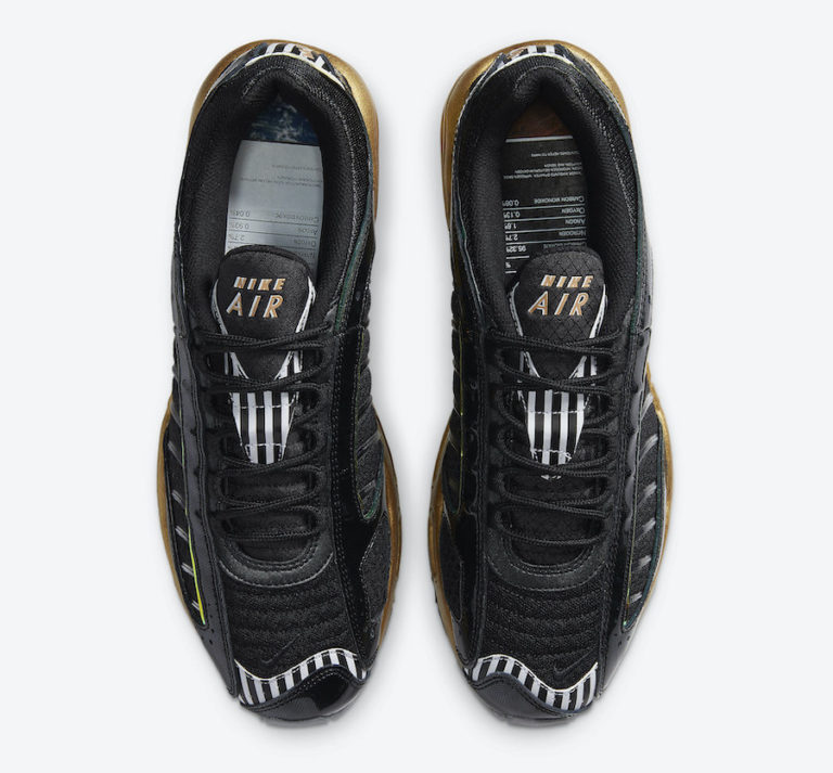 Nike Air Max Tailwind 4 IV SE Black Metallic Gold CT1263-001 Release Date - SBD