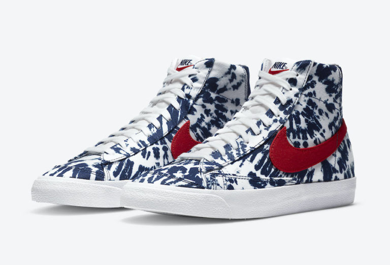 Nike Blazer Mid Covered in Bleach TieDye SBD