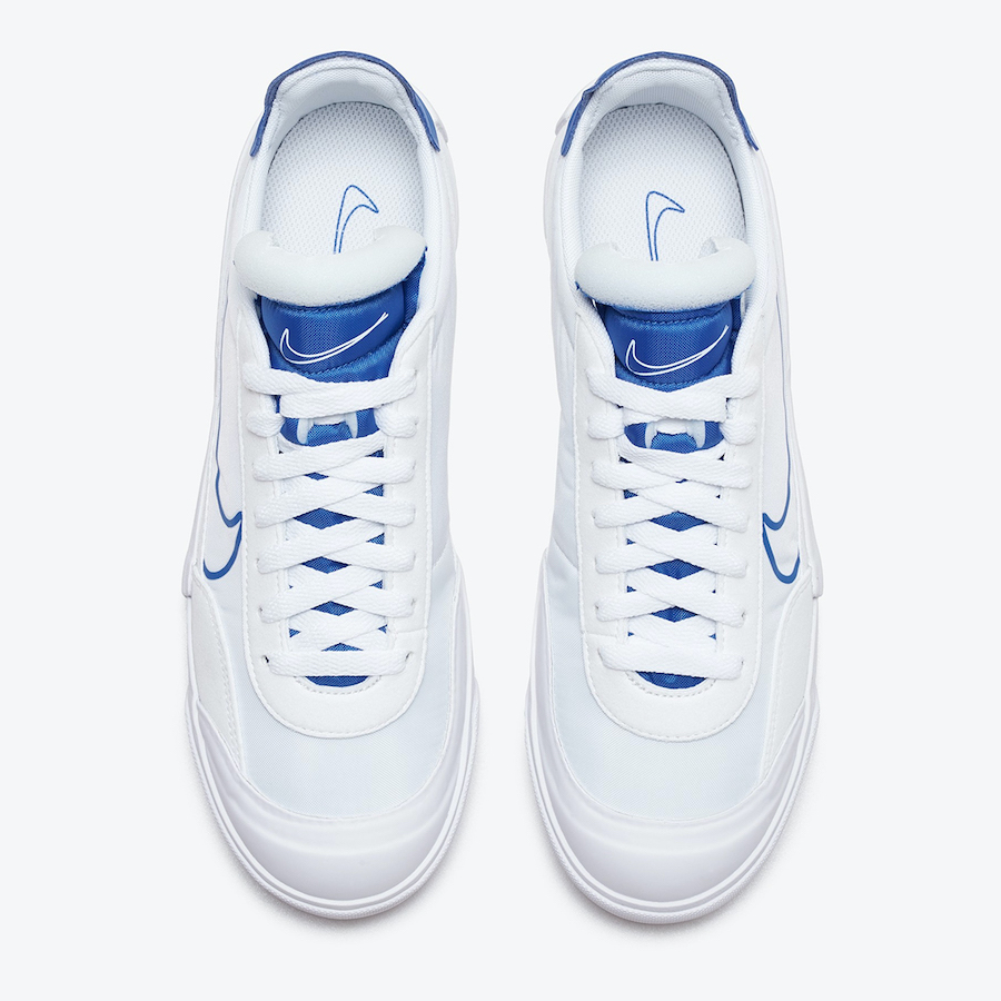 Nike Drop Type LX White Game Royal CQ0989-102 Release Date