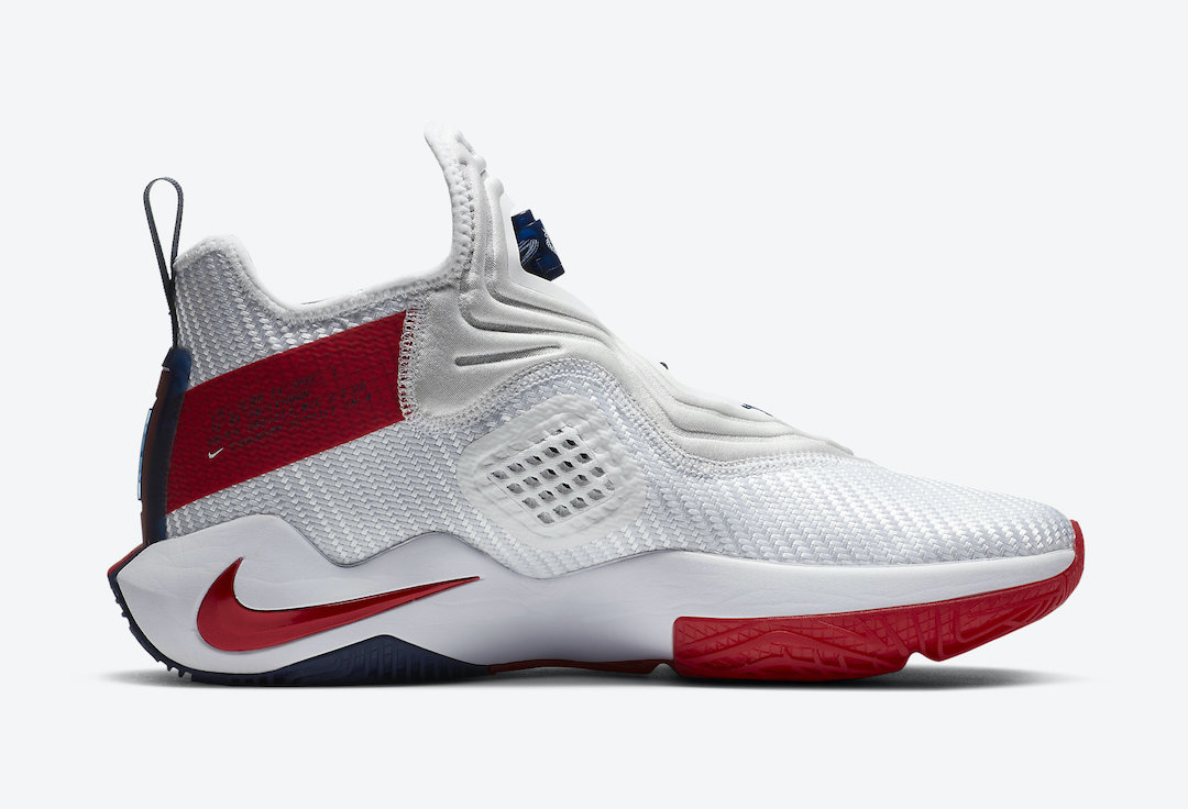 Nike LeBron Soldier 14 White Red CK6024-100 Release Date Price