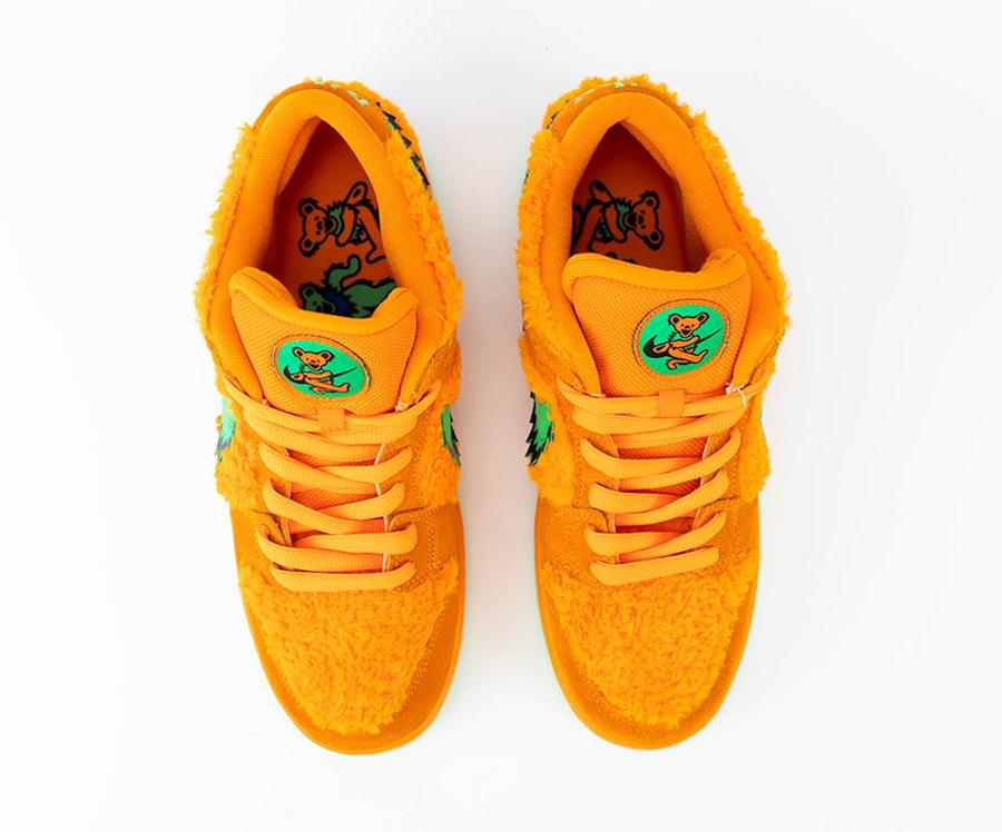 Nike SB Dunk Low Grateful Dead Orange Bear CJ5378-800 Release Date