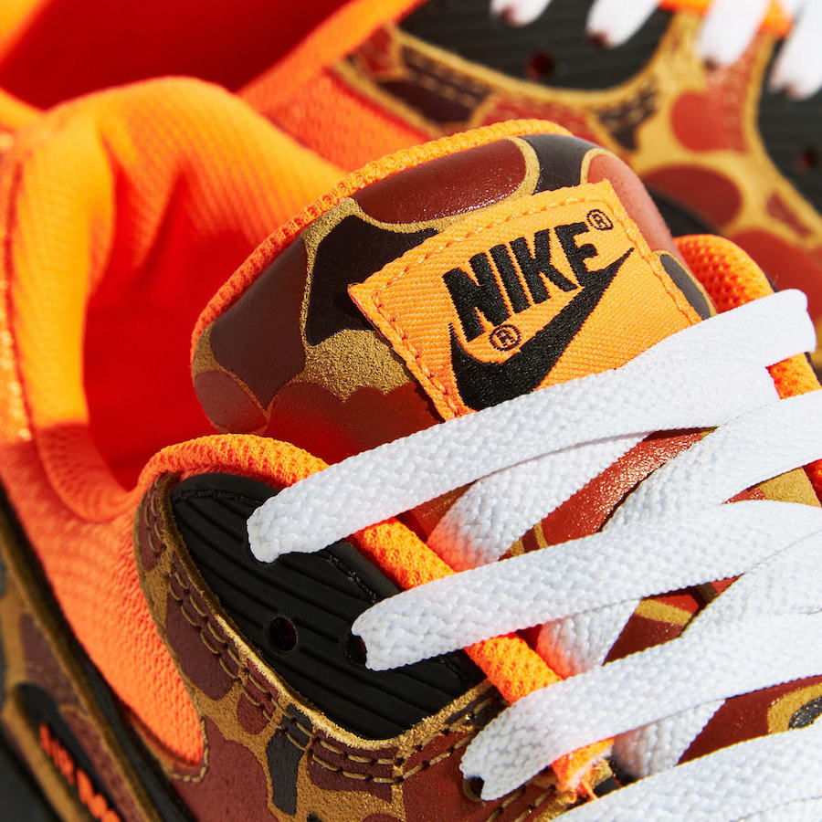 UPDATE (06/15): The "Orange Camo" Air Max 90 is releasing overseas at select Nike Sportswear retailers including at End Clothing on June 19. A stateside release hasn't been confirmed yet.