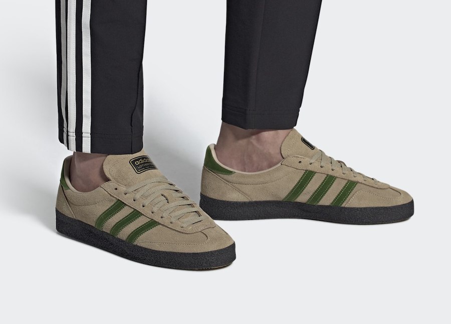 green and rose gold adidas