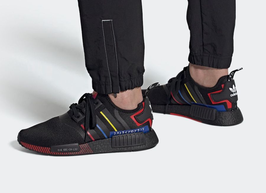 adidas NMD R1 Olympic Pack Black FY1434 Release Date