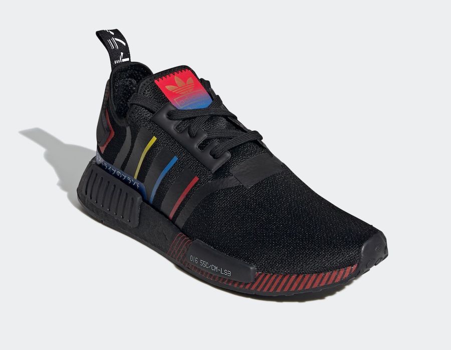 adidas NMD R1 Olympic Pack Black FY1434 Release Date