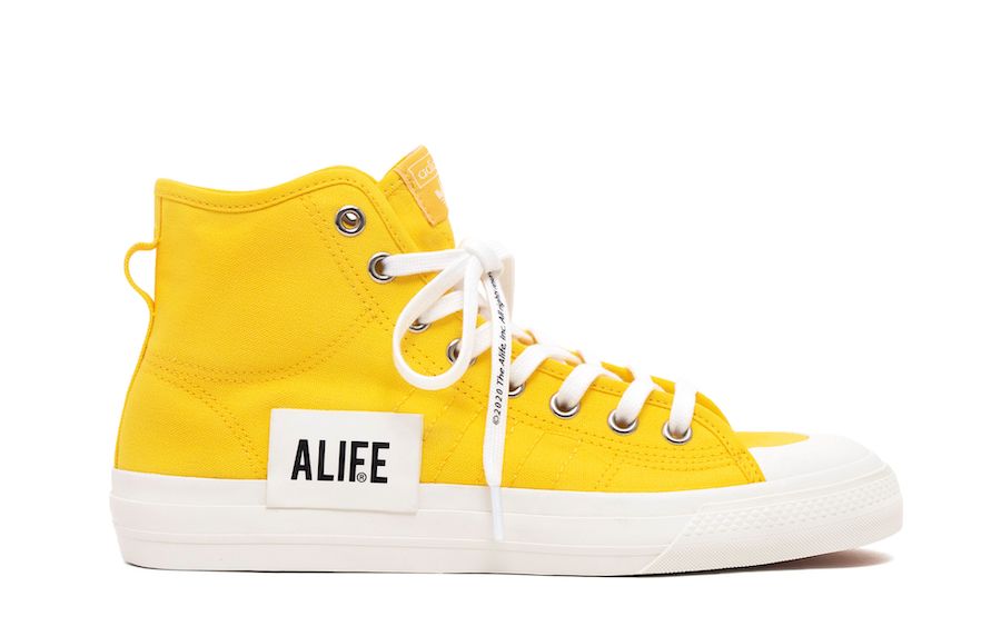ALIFE adidas Nizza High Yellow Release Date