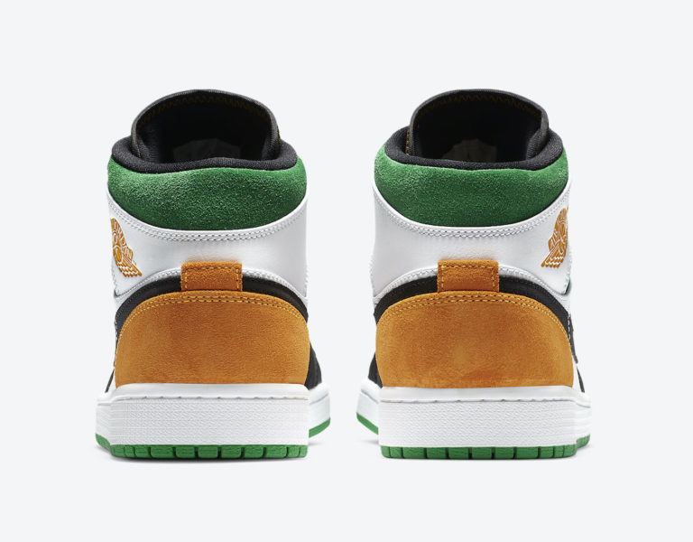 green yellow and white jordan 1s
