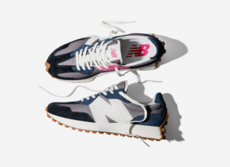 new balance 327 rose