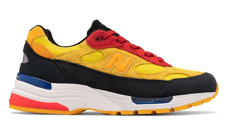 New Balance 992 Yellow Red Black Release Date