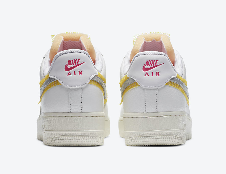 Nike Air Force 1 Low White Silver Gold CZ8104-100 Release Date