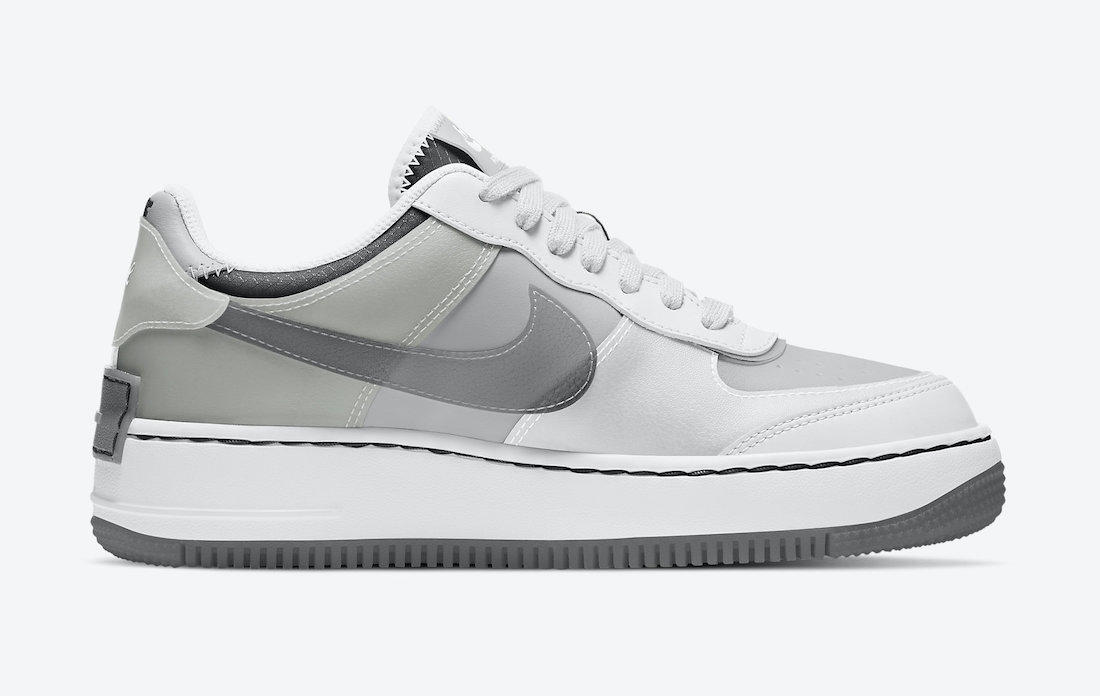 Nike Air Force 1 Shadow Particle Grey CK6561-100 Release Date