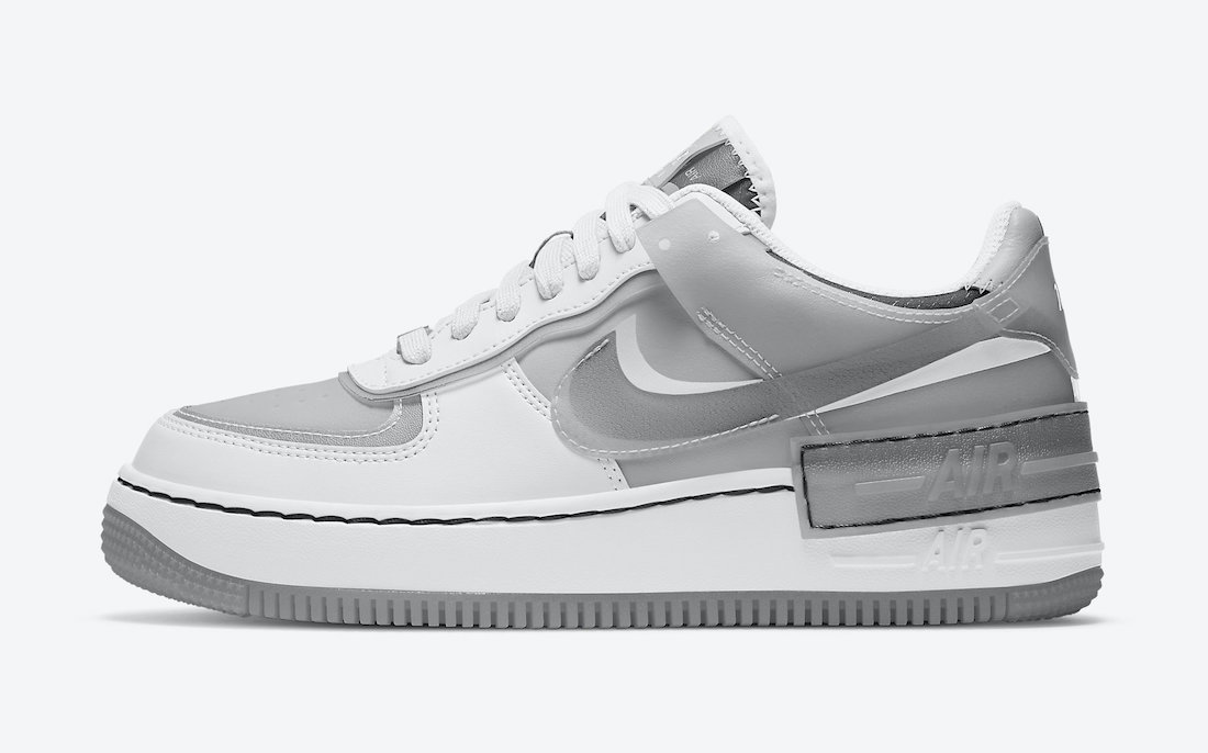 Nike Air Force 1 Shadow Particle Grey CK6561-100 Release Date