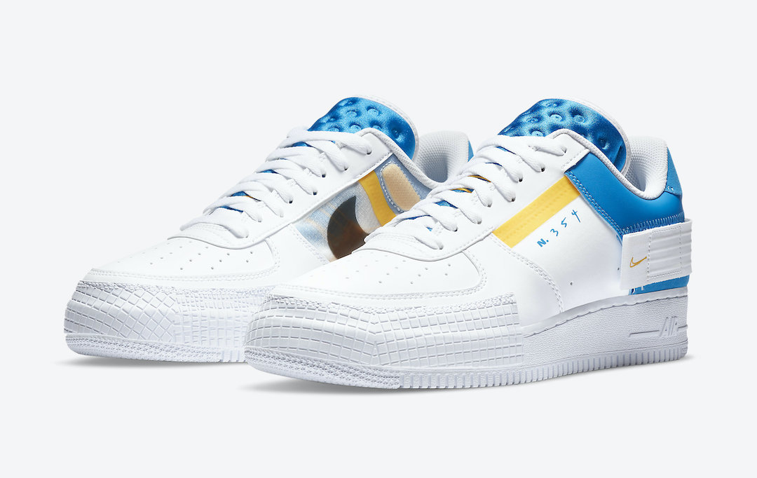 Nike Air Force 1 Type Photo Blue University Gold CK6923-101 Release Date