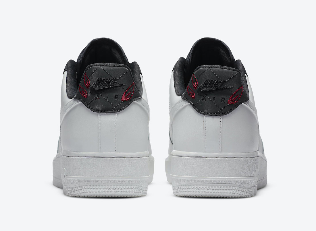 Nike Air Force 1 White Black Red CJ1629-100 Release Date