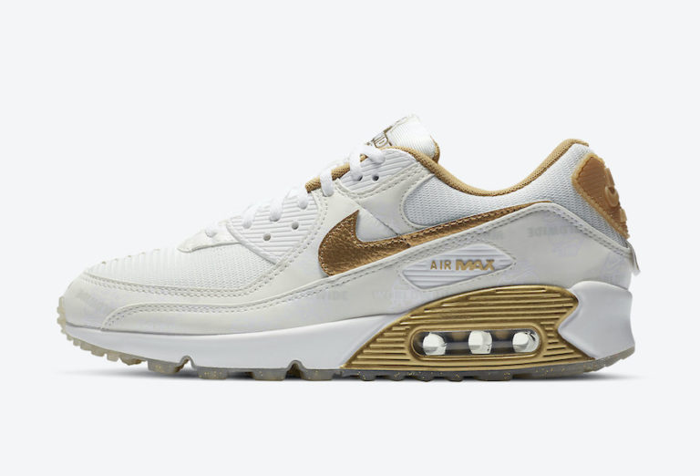 Nike Air Max 90 Worldwide White Gold DA1342-170 Release Date - SBD
