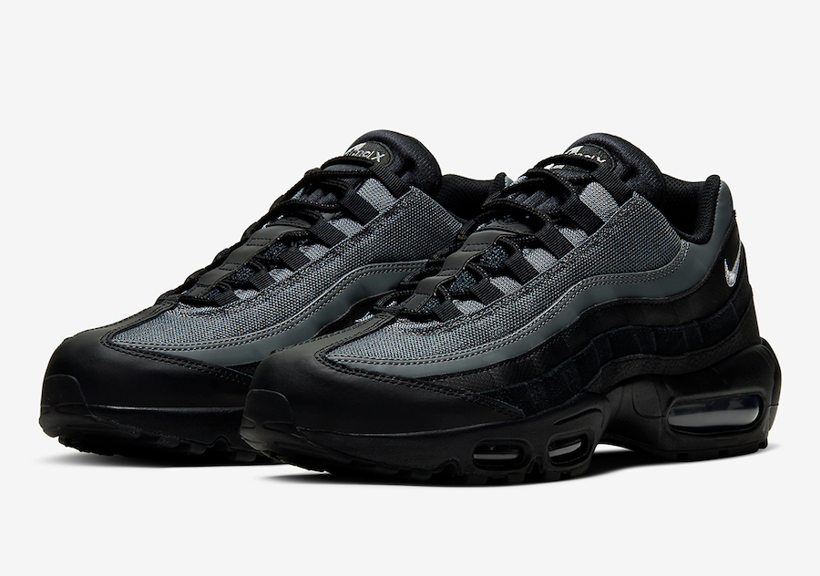 black white and gray air max 95