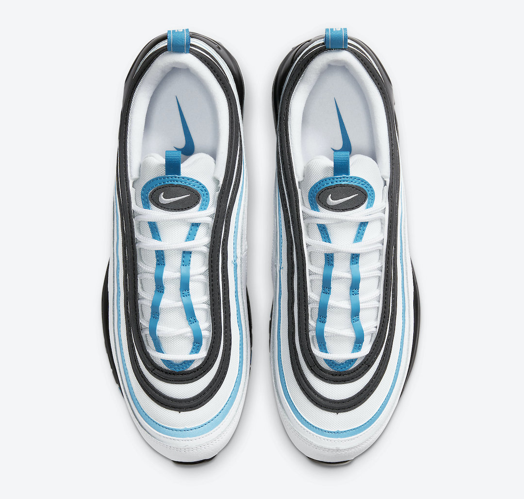 Nike Air Max 97 White Black Blue CZ8682-100 Release Date