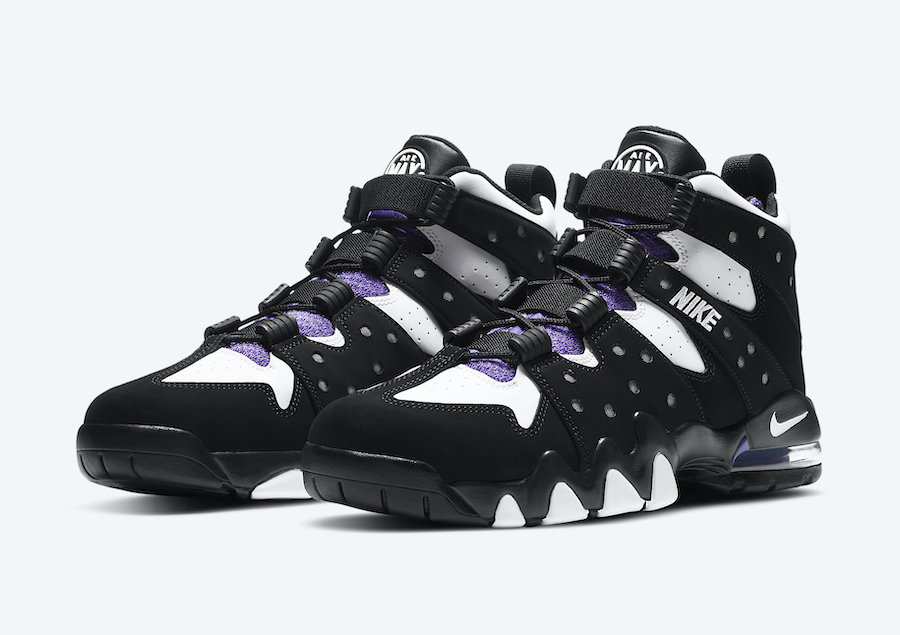 black and purple jordan sandals