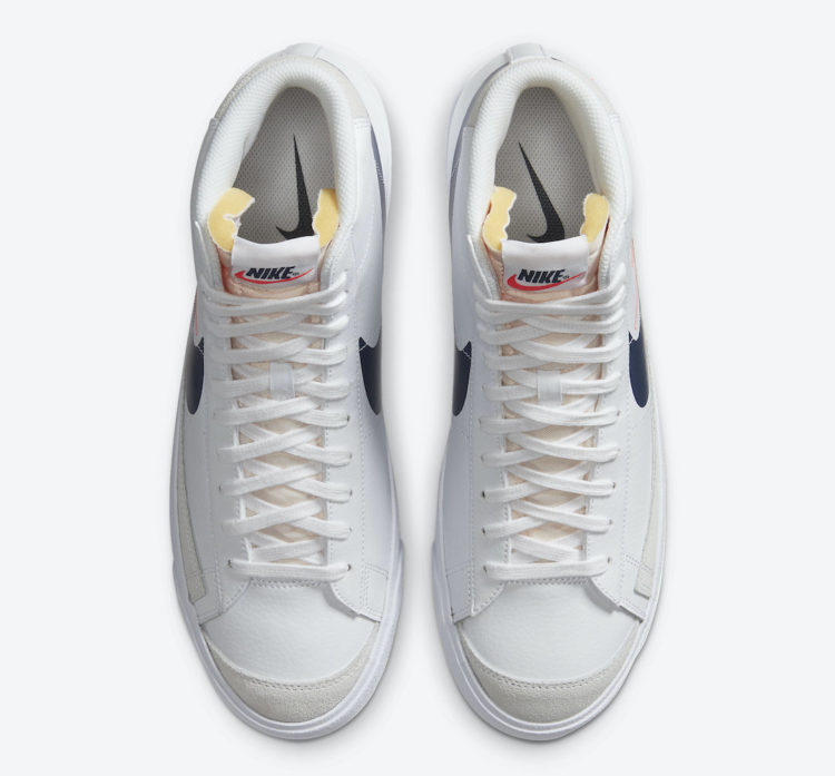 Nike Blazer Mid Reverse Logo White DA4651-100 Release Date - SBD