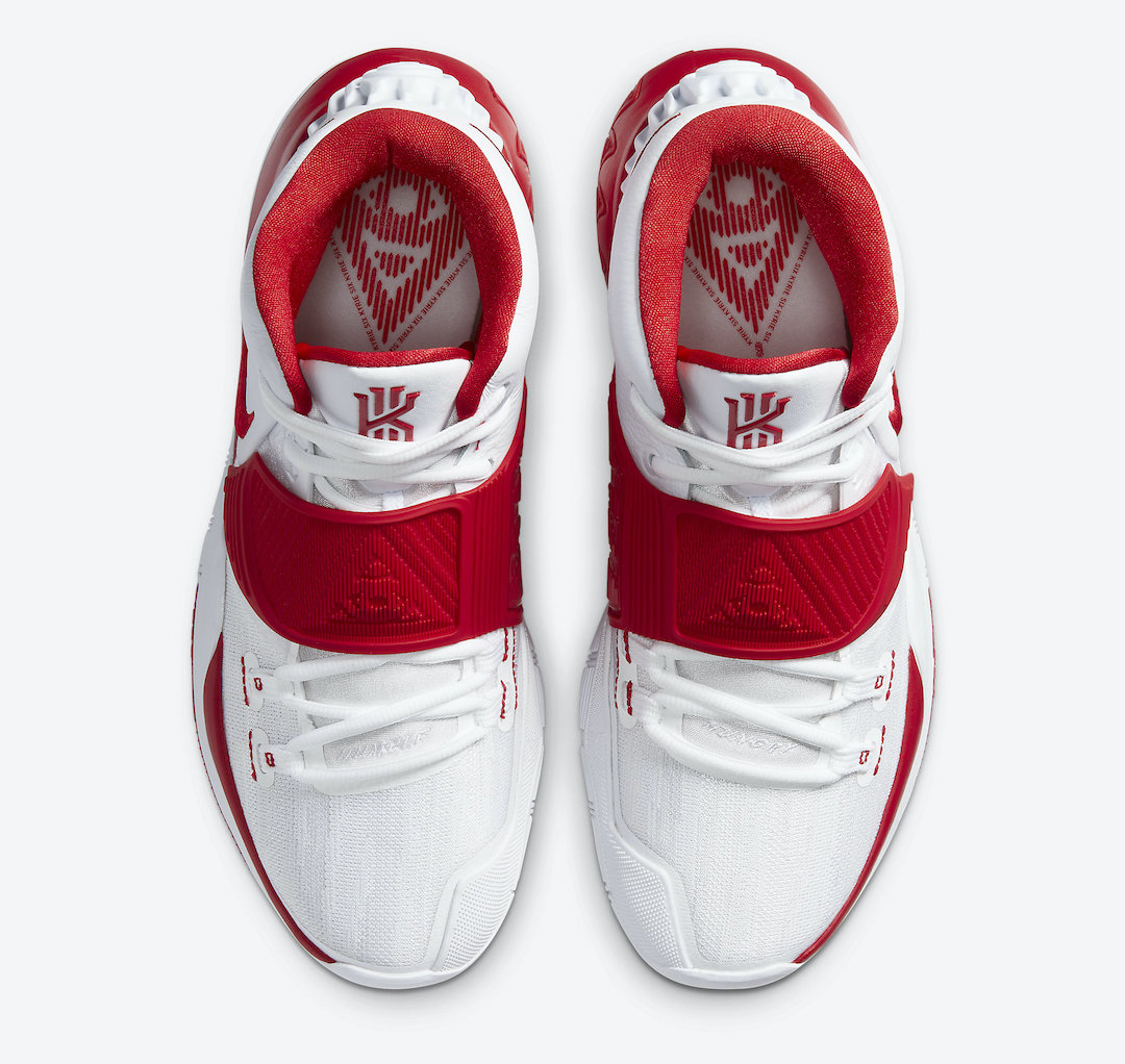 Nike Kyrie 6 White University Red CZ4938-100 Release Date