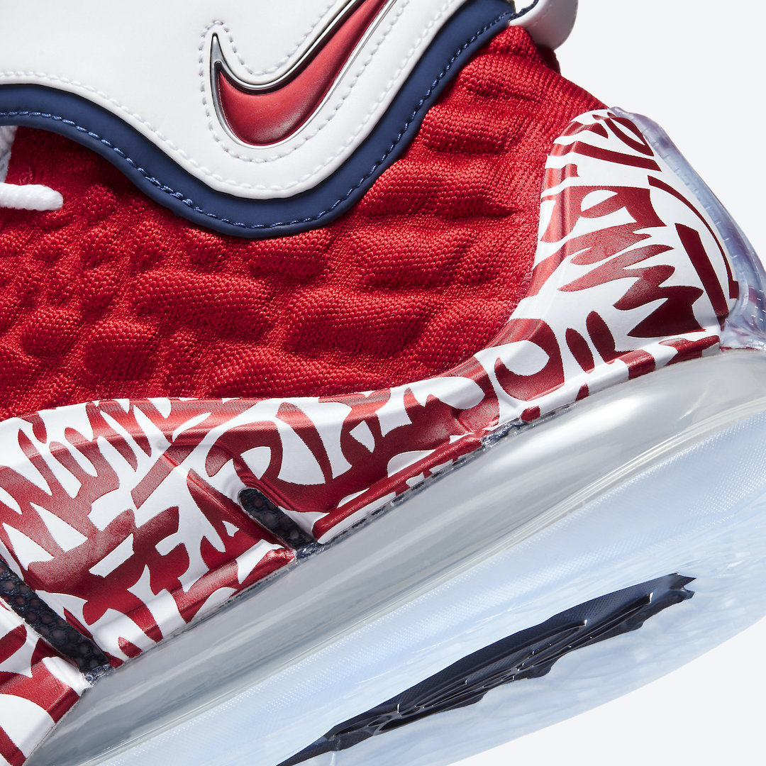 Nike LeBron 17 Red Graffiti Remix CT6047-600 Release Date