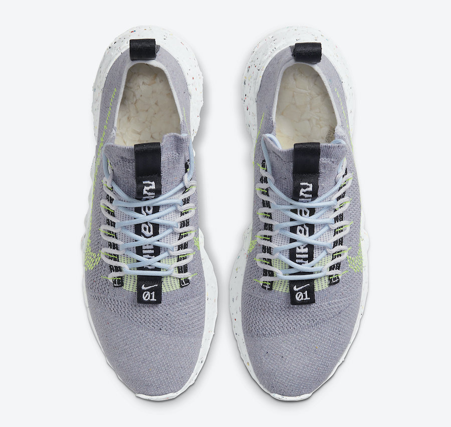 Nike Space Hippie 01 Grey Volt CQ3986-002 Release Date-1
