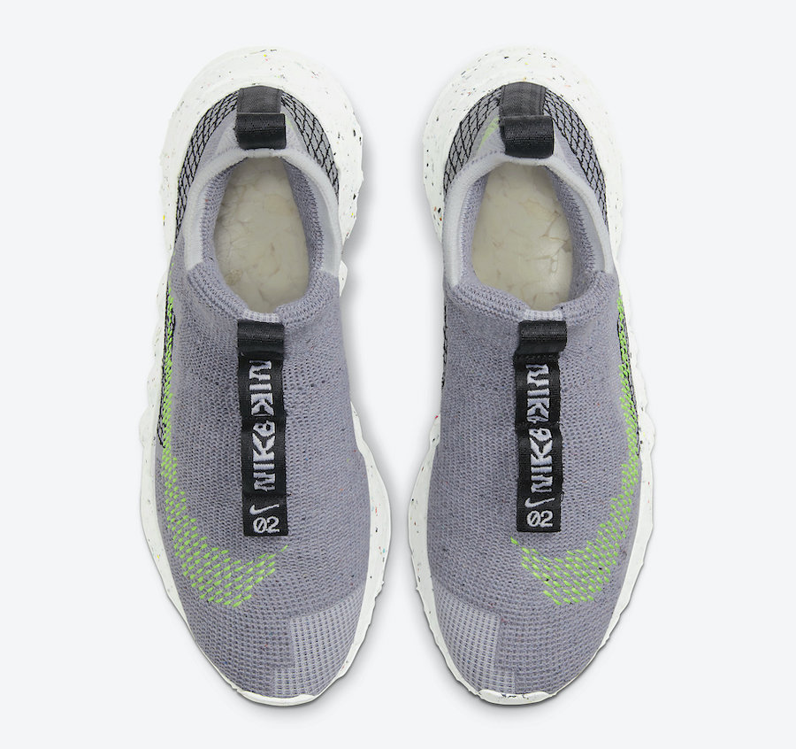 Nike Space Hippie 02 Grey Volt CQ3988-002 Release Date-1
