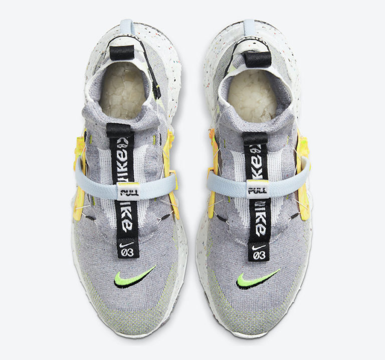 Nike Space Hippie Grey Volt Release Date - Sneaker Bar Detroit