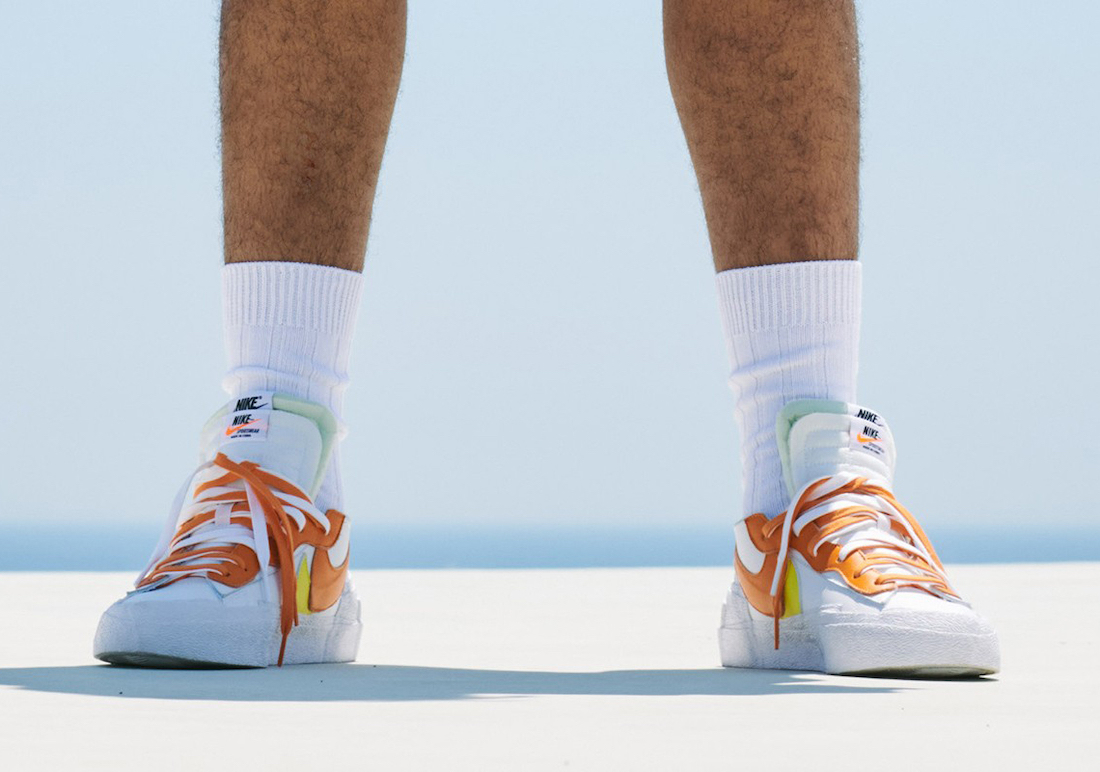 Sacai Nike Blazer Low Orange Release Date