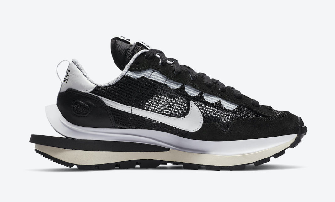 sacai Nike VaporWaffle Black White CV1363-001 Release Date - SBD