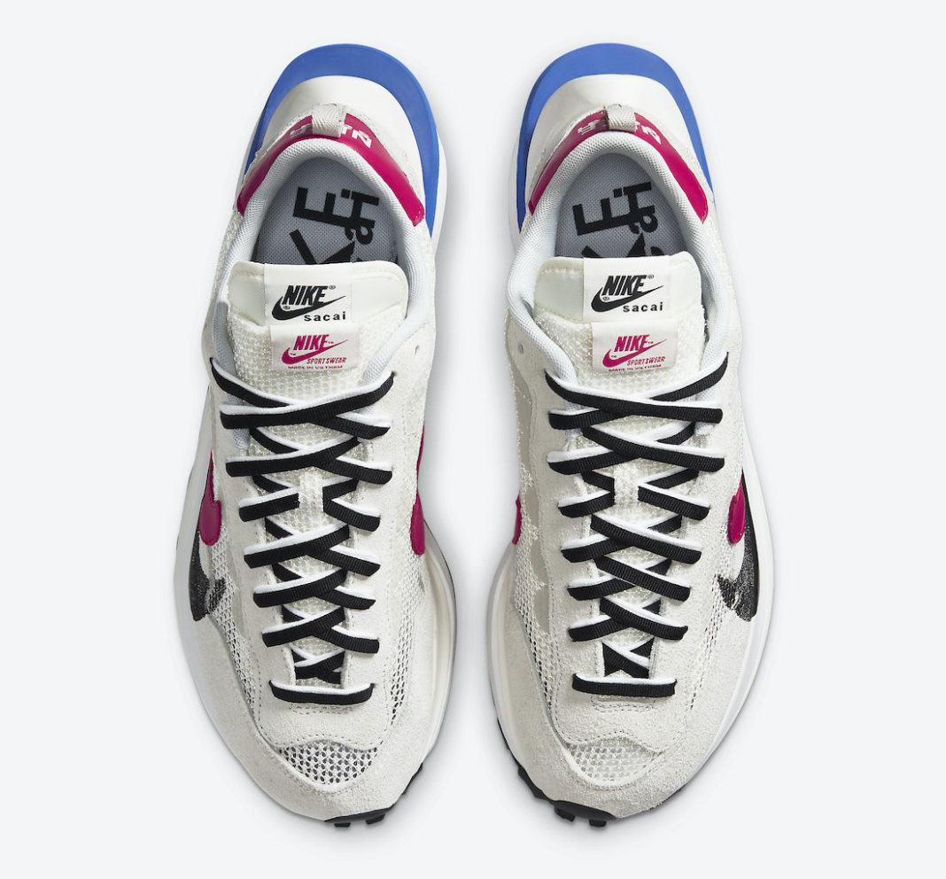 sacai x nike vapor waffle sail sport fuchsia