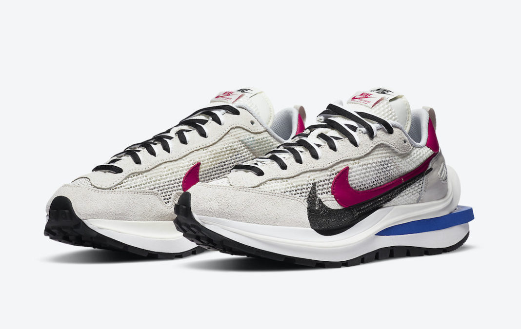 sacai Nike VaporWaffle Royal Fuchsia CV1363-100 Release Date - SBD