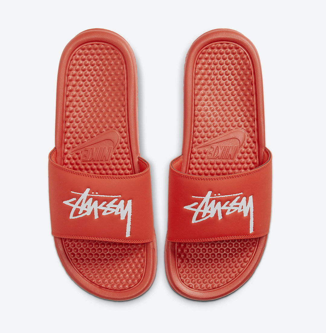 Stussy Benassi Slide Habanero Red CW2787-600