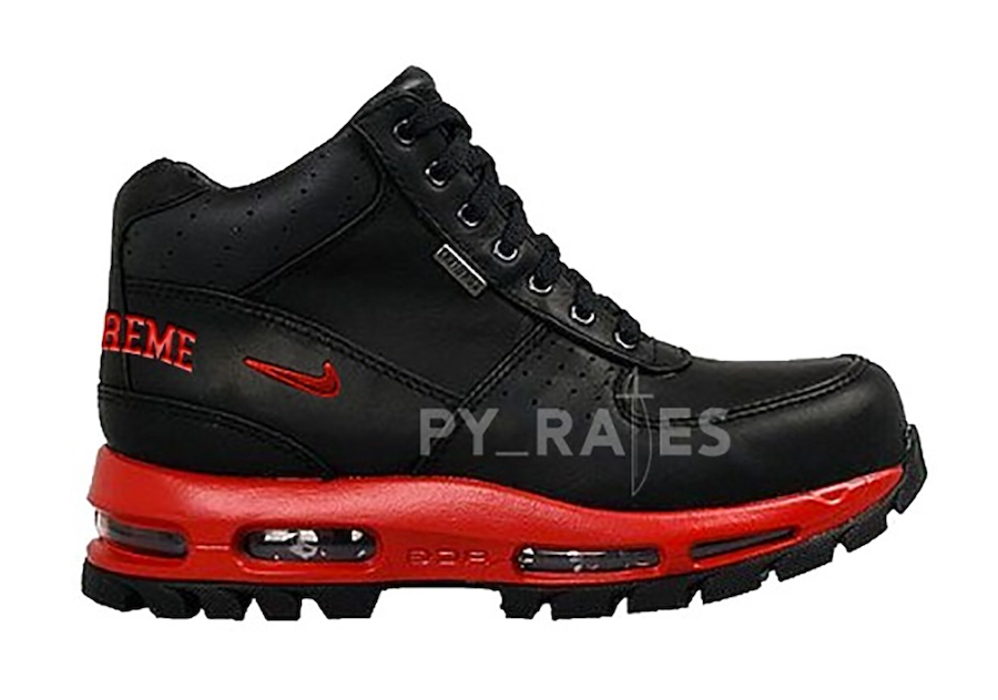 Supreme Nike Air Max Goadome Fire Red Black Release Date