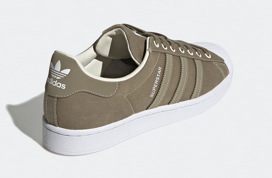adidas Superstar Canvas Olive FW2653 Release Date