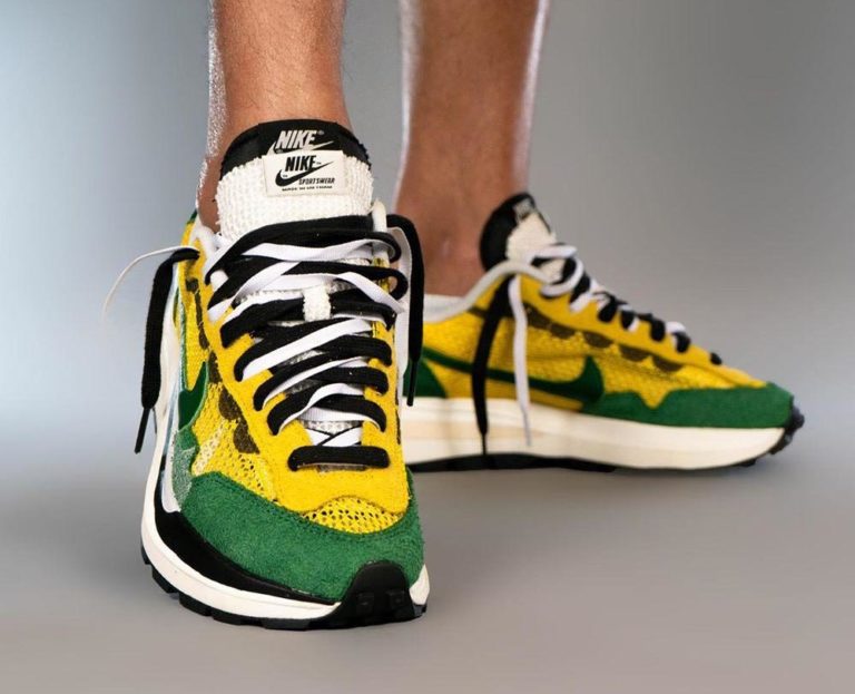 sacai vaporwaffle tour yellow