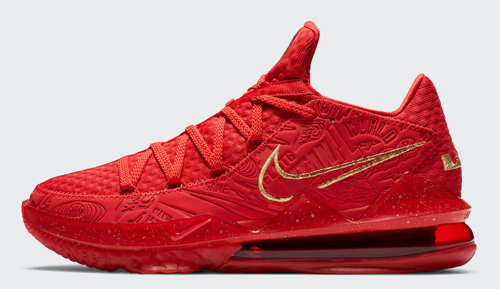 titan Nike lebron 17 low red official tops dates 2020 thumb