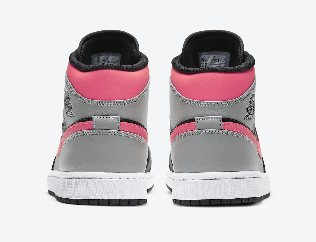 Air Jordan 1 Mid Pink Shadow 554724-059 Release Date