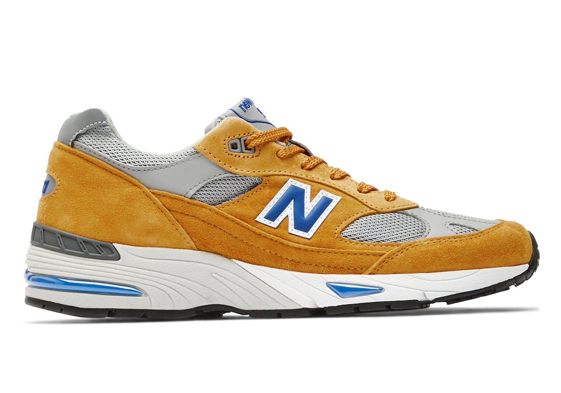 New Balance 991 Yellow Blue Release Date