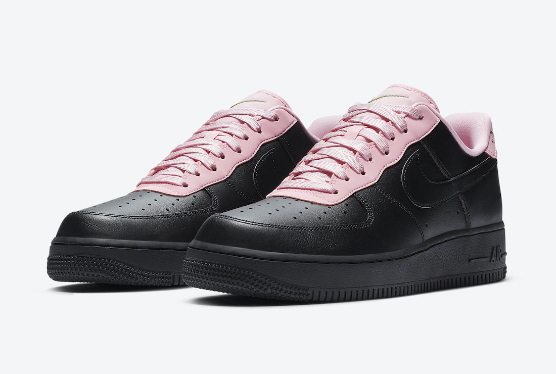 Nike Air Force 1 Black Pink CJ1629-001 Release Date