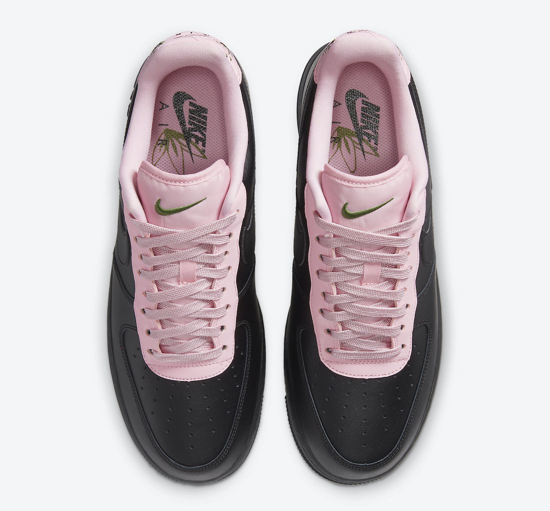 Nike Air Force 1 Black Pink CJ1629-001 Release Date