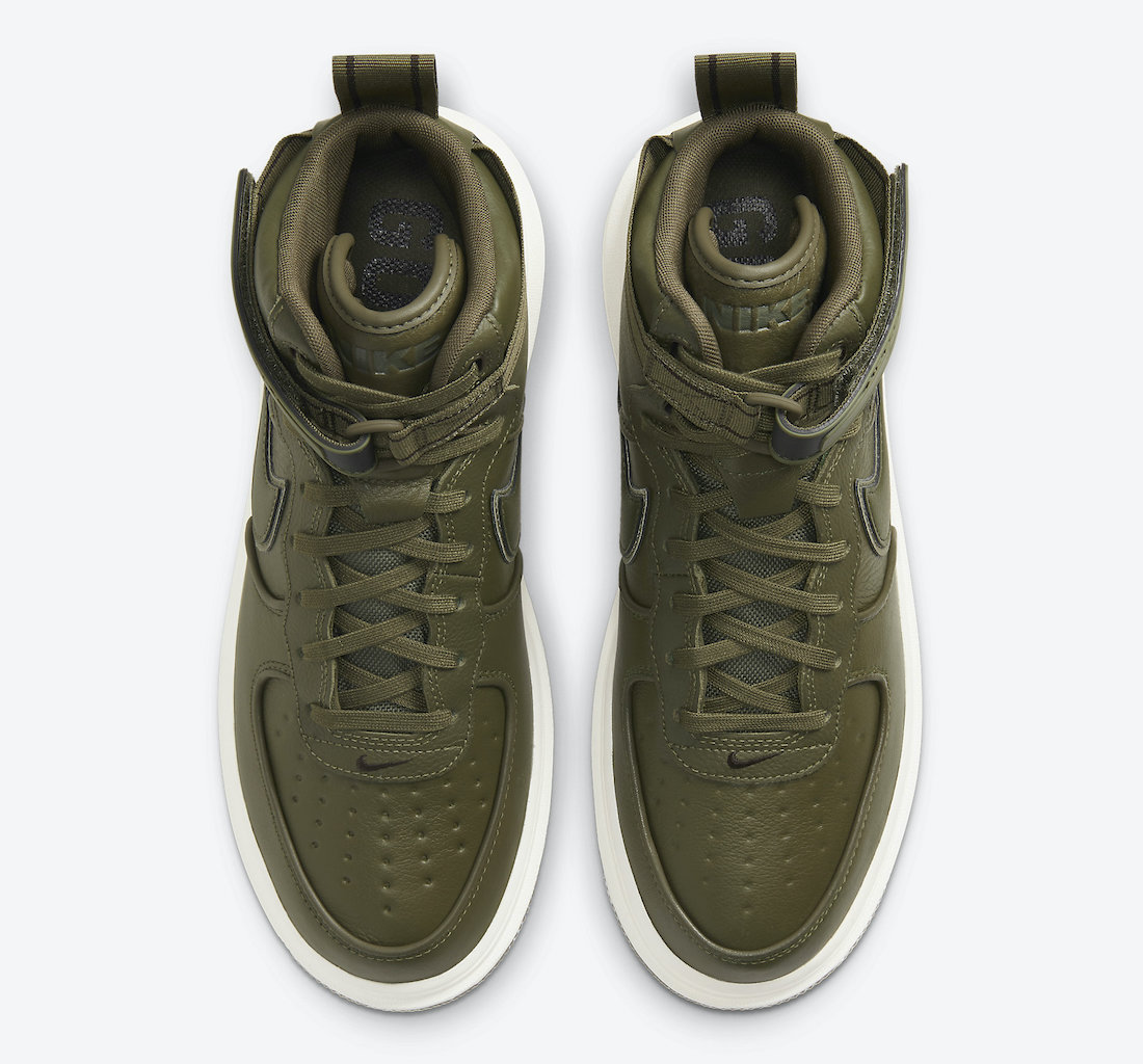 Nike Air Force 1 Gore-Tex Boot Medium Olive CT2815-201 Release Date - SBD
