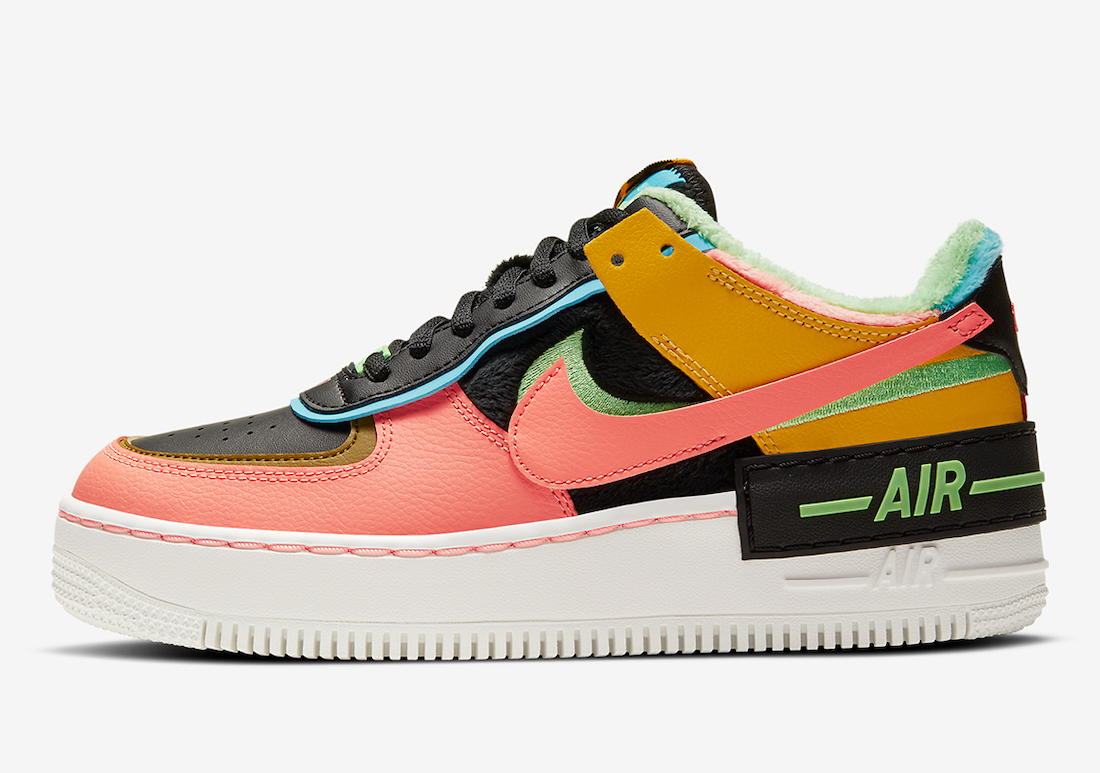 Nike Air Force 1 Shadow SE Solar Flare Atomic Pink CT1985700 Release