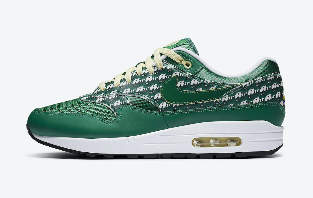 Nike Air Max 1 Powerwall Pine Green Lime CJ0609-300 Release Date